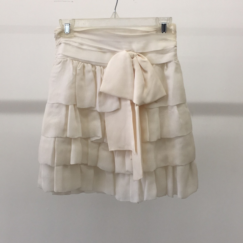 Manoush Ruffle Skirt with Bow